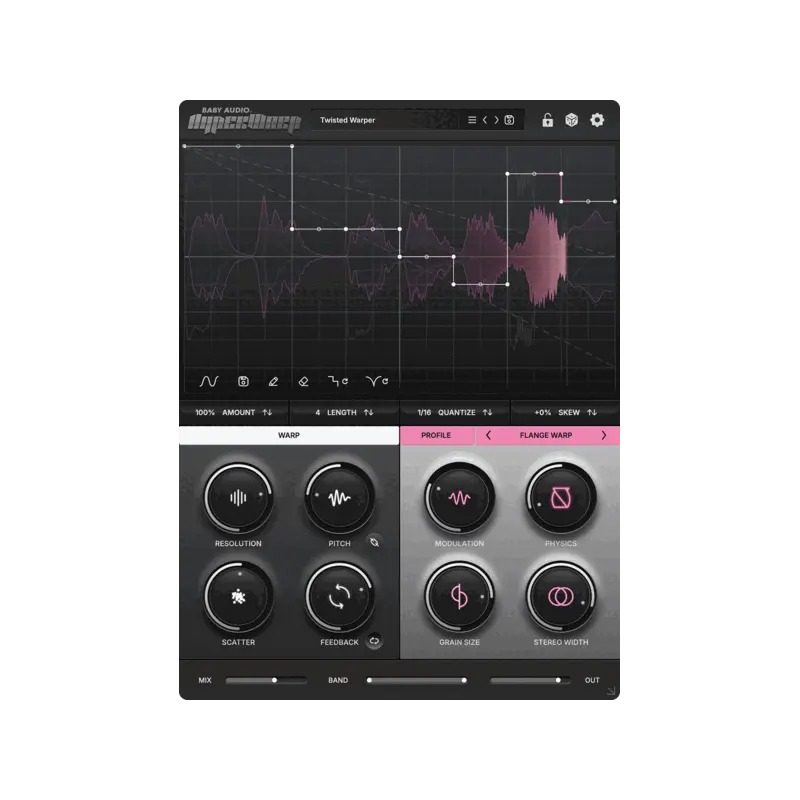 BABY Audio HyperWarp 顆粒時間扭曲多重效果器 Plugin (下載版) - 主圖