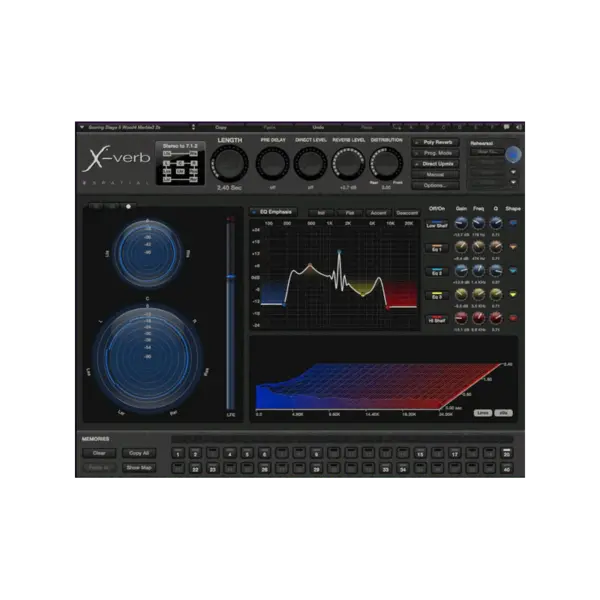 DUY Audio DSpatial X-Verb 混合式卷積殘響 Plugin (下載版) - 產品圖片 1