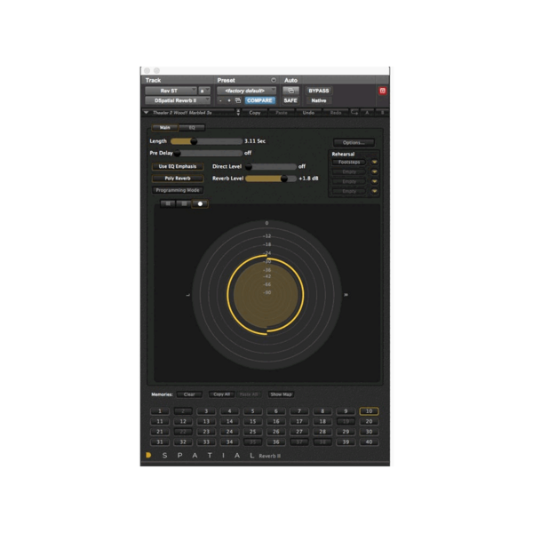 DUY Audio DSpatial Reverb II 卷積殘響 Plugin (下載版) - 效果器軟體 Plugin