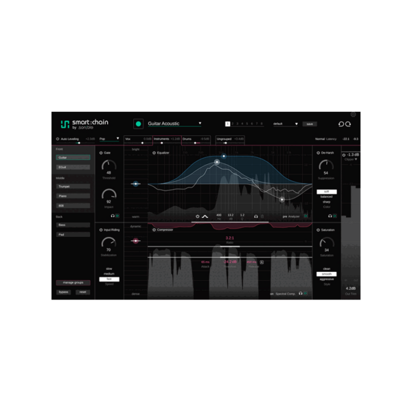sonible smart:chain 智慧通道條 Plugin (下載版) - 效果器軟體 Plugin