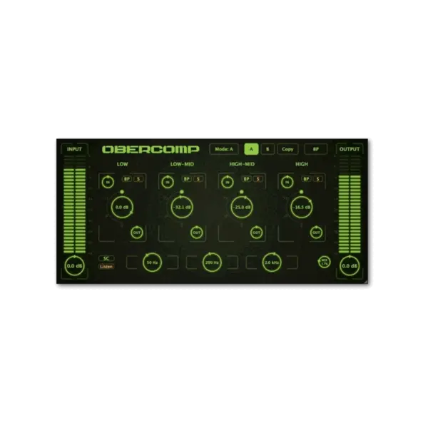 DDMF OberComp 四頻段自動壓縮 Plugin (下載版) - 產品圖片 1
