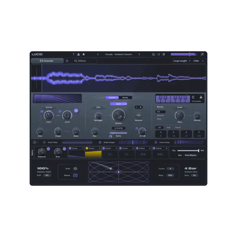 Minimal Audio Lucid 顆粒效果器 Plugin (下載版) - 主圖