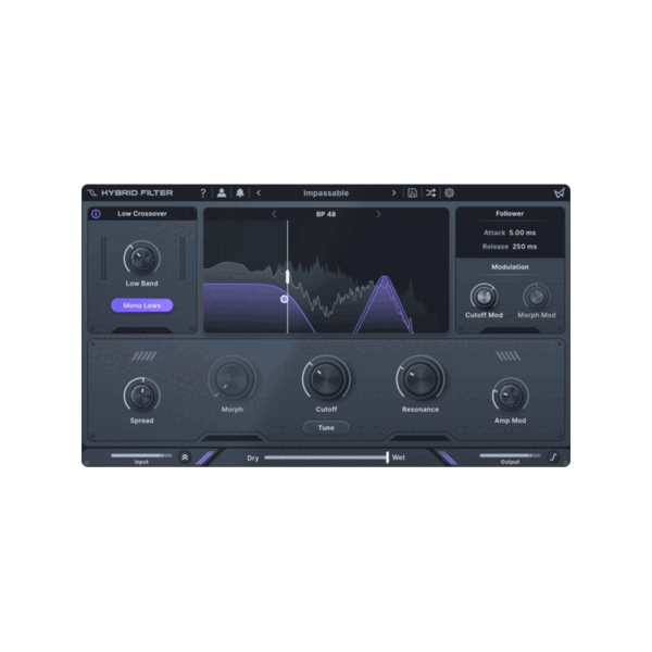 Minimal Audio Hybrid Filter 多模式濾波器 Plugin (下載版) - 效果器軟體 Plugin