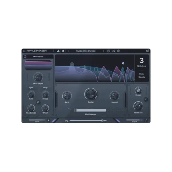 Minimal Audio Ripple Phaser 多模式相位效果器 Plugin (下載版) - 產品圖片 1