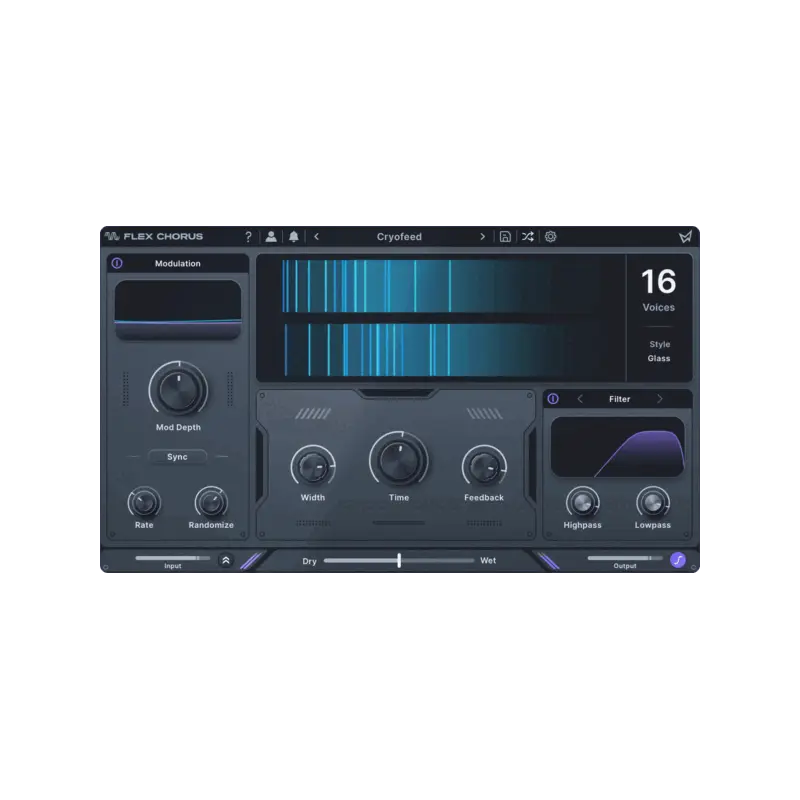 Minimal Audio Flex Chorus 多聲部合唱效果器 Plugin (下載版) - 主圖