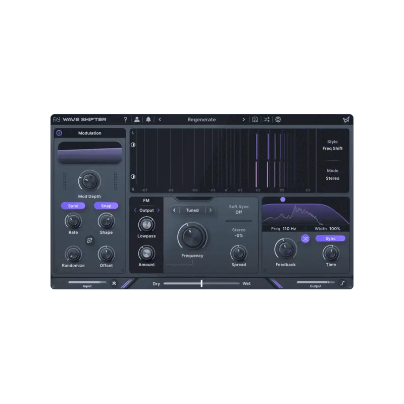 Minimal Audio Wave Shifter 移頻與調變效果器 Plugin (下載版) - 主圖