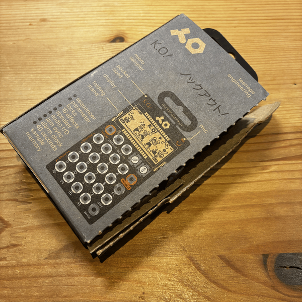teenage engineering [全新盒損品] PO-33 K.O! 合成器音源 - 微合成器