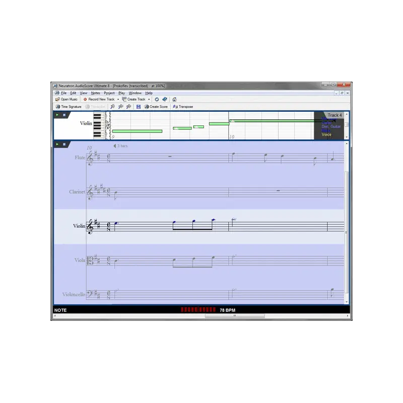 Hit’n’Mix AudioScore Ultimate 音訊轉樂譜軟體 (下載版) - 主圖