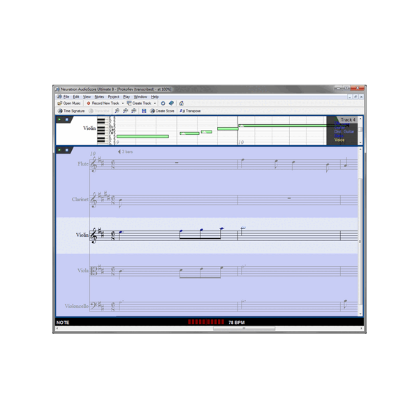 Hit’n’Mix AudioScore Ultimate 音訊轉樂譜軟體 (下載版) - 打譜 / 製譜軟體