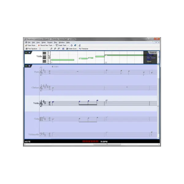 Hit’n’Mix AudioScore Ultimate 音訊轉樂譜軟體 (下載版) - 產品圖片 1