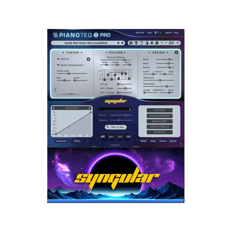 Modartt Pianoteq Syngular 音色設計樂器包 (下載版) - 主圖