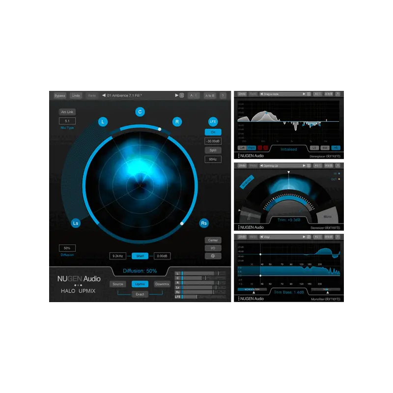 NUGEN Audio Halo Upmix + Focus Elements 升混與立體聲處理套組 (下載版) - 主圖