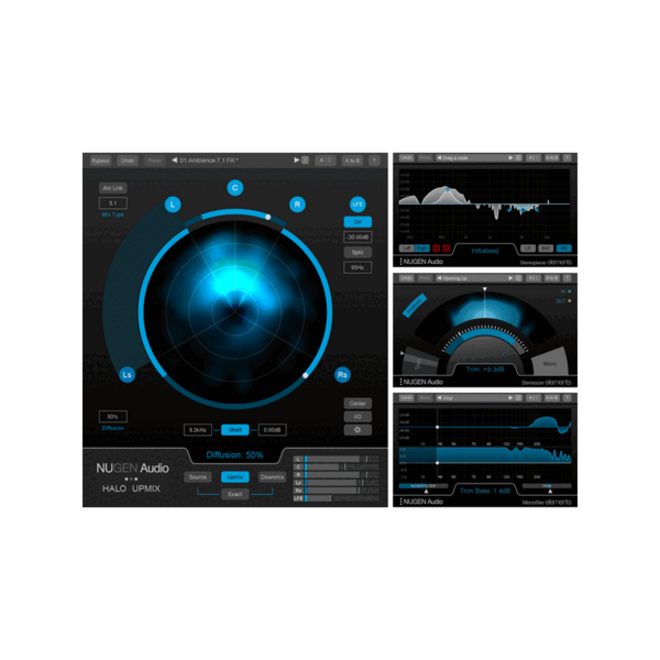 NUGEN Audio Halo Upmix + Focus Elements 升混與立體聲處理套組 (下載版) - 軟體套組 Bundles