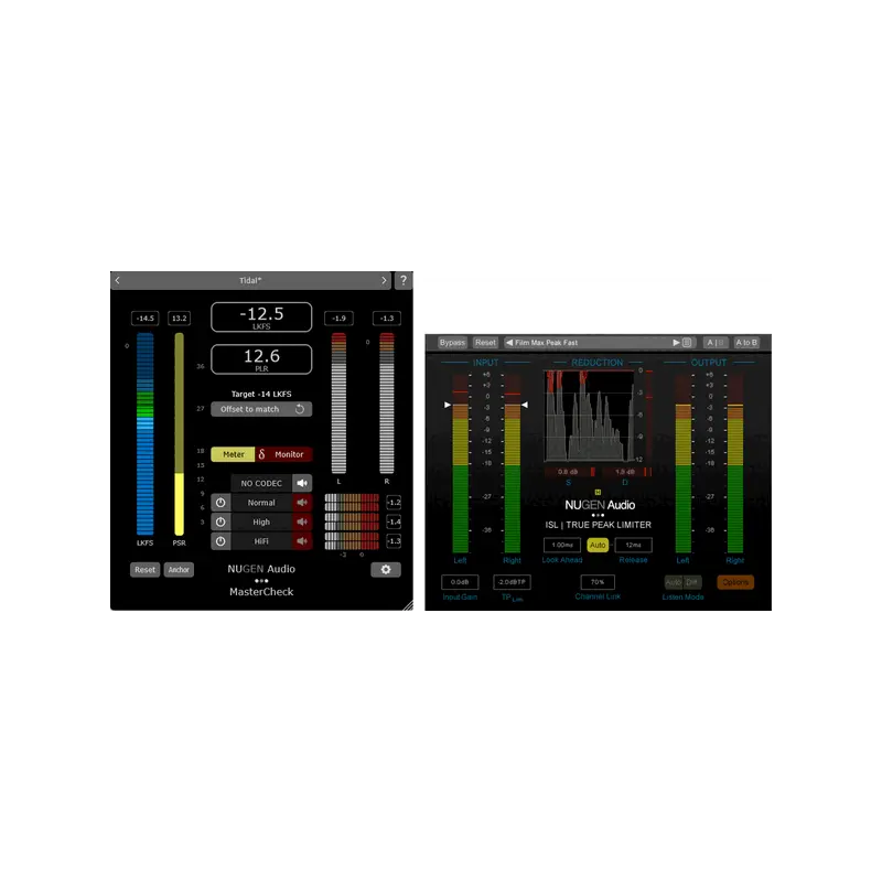 NUGEN Audio MasterCheck 2 + ISL 2ST 母帶檢查與真峰值限幅套組 (下載版) - 主圖
