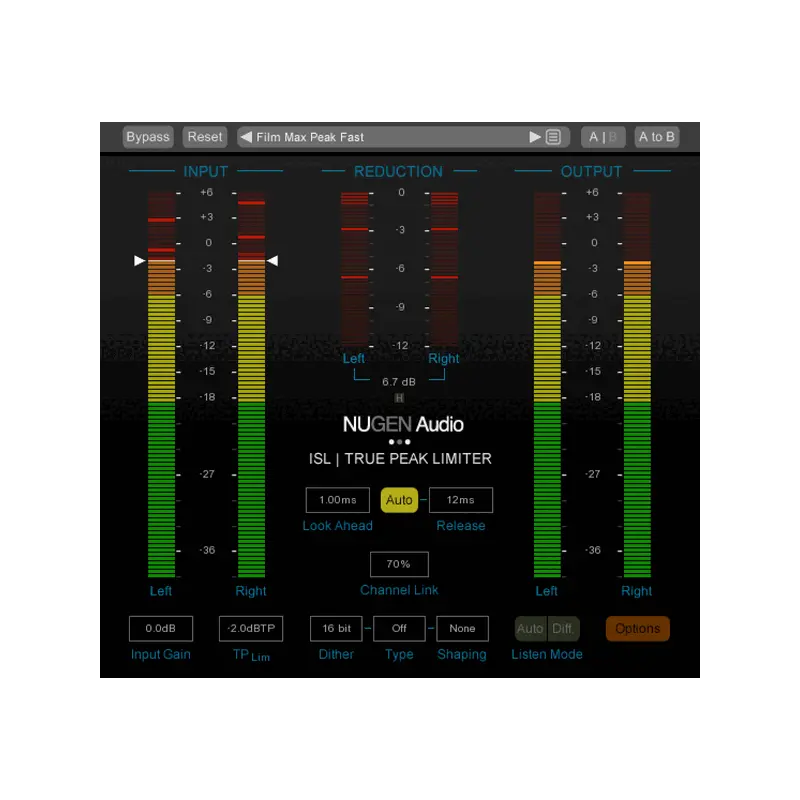 NUGEN Audio ISL 2 真峰值限幅器 Plugin (下載版) - 主圖