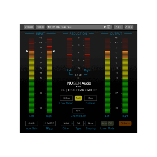 NUGEN Audio ISL 2 真峰值限幅器 Plugin (下載版) - 效果器軟體 Plugin