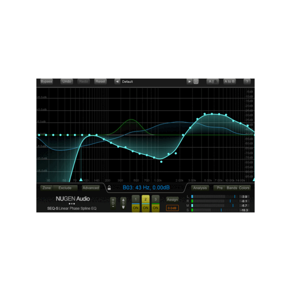 NUGEN Audio SEQ-S 比對變形 EQ Plugin (下載版) - 效果器軟體 Plugin