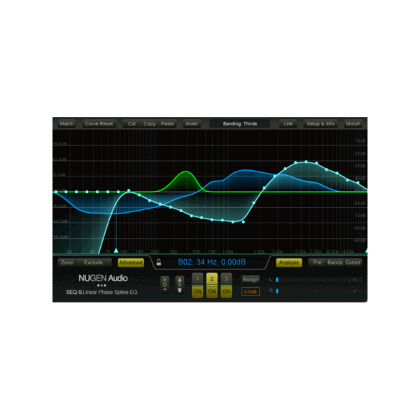 NUGEN Audio SEQ-ST 立體聲比對 EQ Plugin (下載版) - 效果器軟體 Plugin