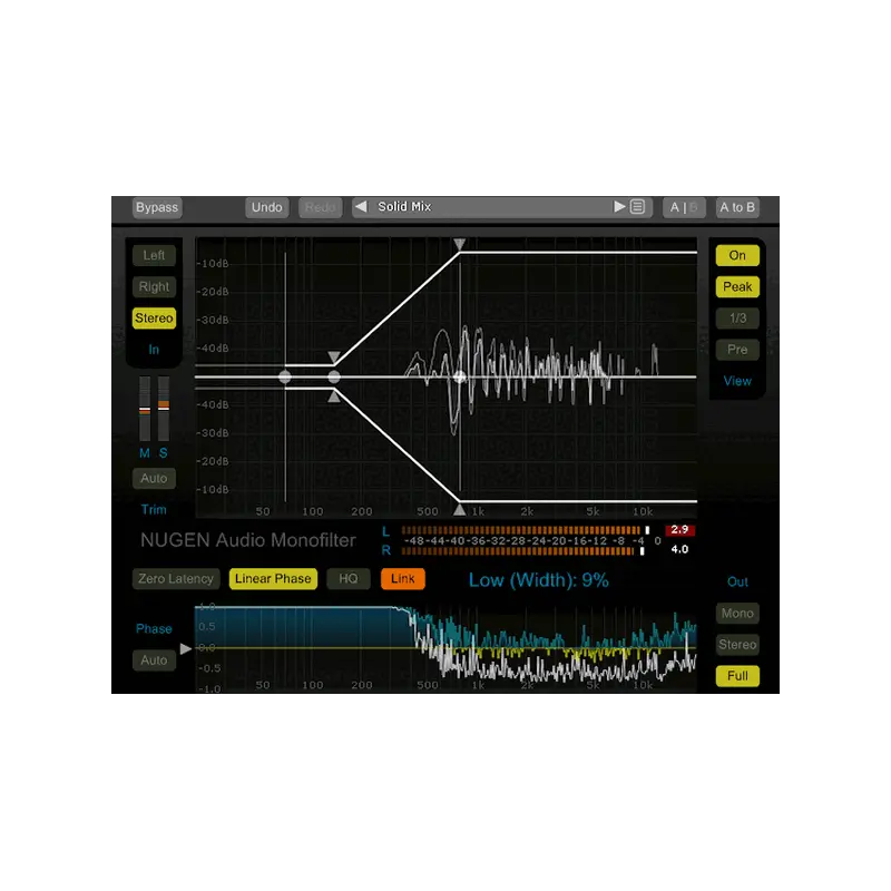 NUGEN Audio Monofilter 低頻管理 Plugin (下載版) - 主圖