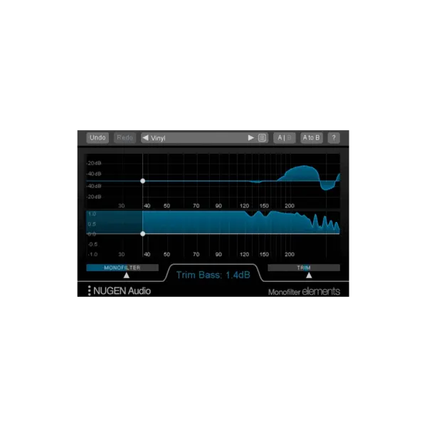 NUGEN Audio Monofilter Elements 低頻管理 Plugin (下載版) - 產品圖片 1