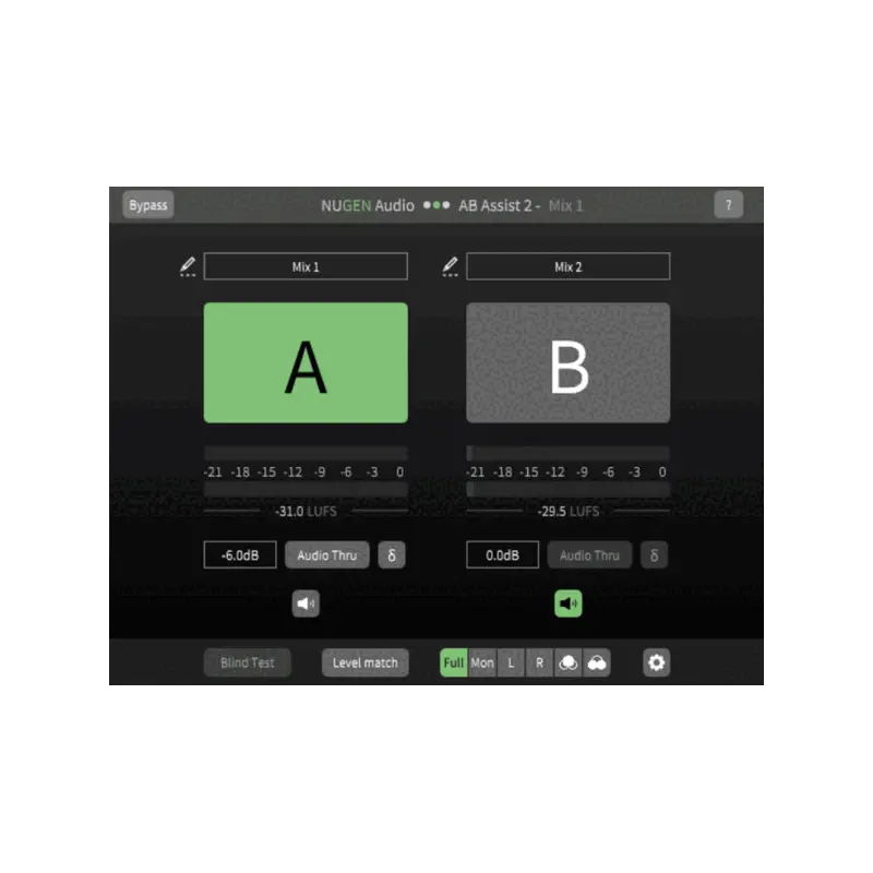 NUGEN Audio AB Assist 2 音源比較 Plugin (下載版) - 主圖
