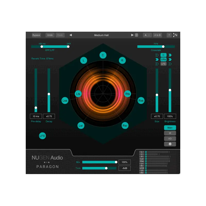 NUGEN Audio Paragon 沉浸式卷積殘響 Plugin (下載版) - 主圖