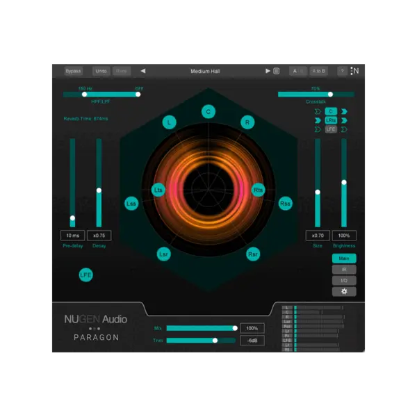NUGEN Audio Paragon 沉浸式卷積殘響 Plugin (下載版) - 產品圖片 1