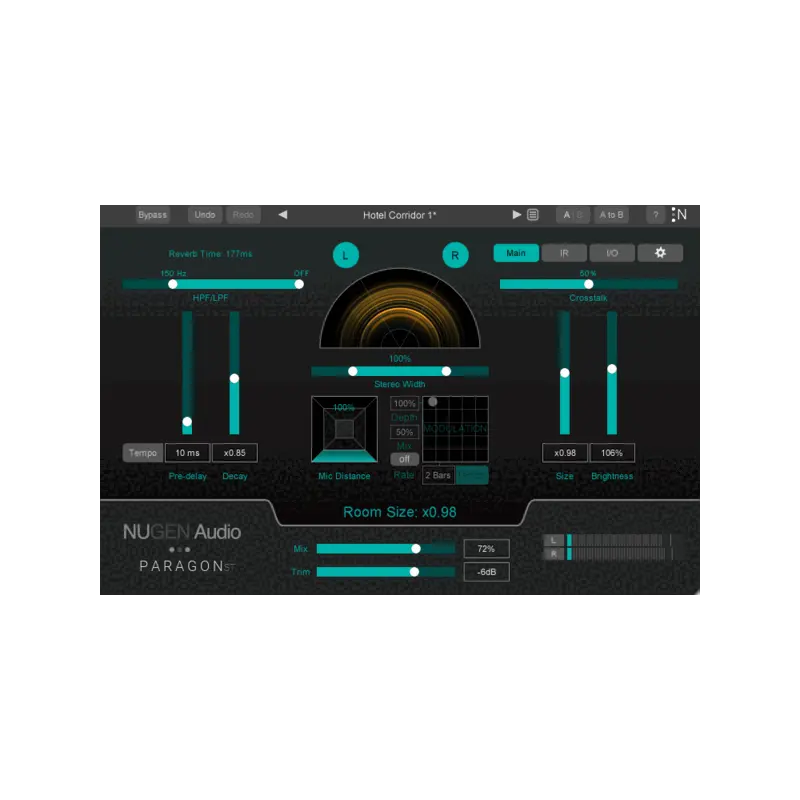 NUGEN Audio Paragon ST 立體聲卷積殘響 Plugin (下載版) - 主圖