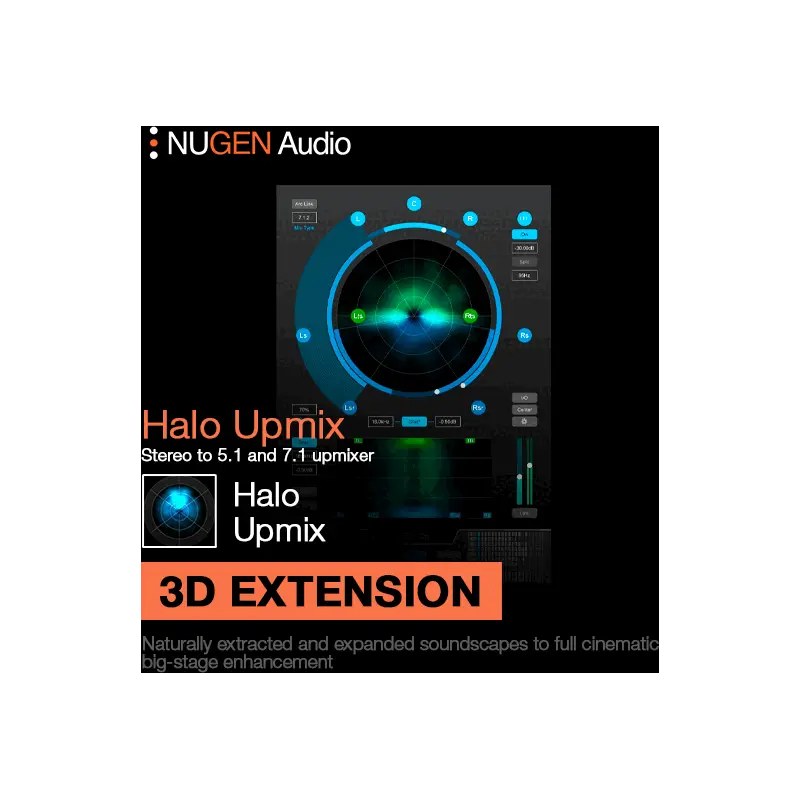 NUGEN Audio Halo Upmix 3D Extension 3D 擴充 (下載版) - 主圖