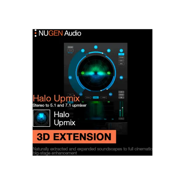 NUGEN Audio Halo Upmix 3D Extension 3D 擴充 (下載版) - 產品圖片 1