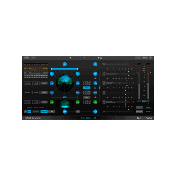 NUGEN Audio Halo Downmix 環繞降混 Plugin (下載版) - 多聲道 / 空間音訊處理