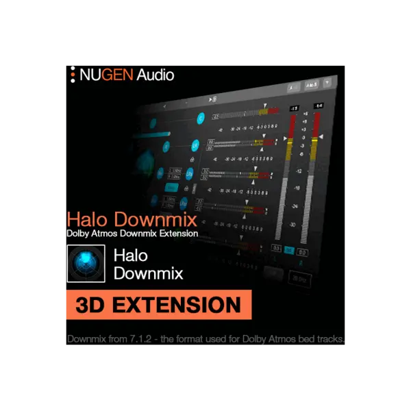 NUGEN Audio Halo Downmix 3D Extension 3D 擴充 (下載版) - 產品圖片 1