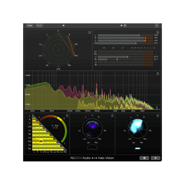 NUGEN Audio Halo Vision 環繞聲分析 Plugin (下載版) - 多聲道 / 空間音訊處理