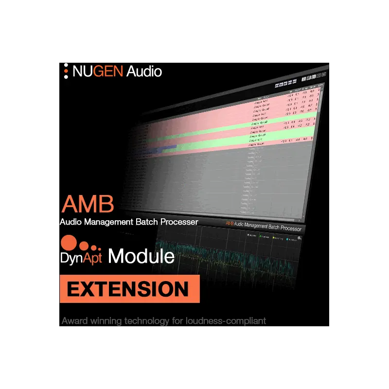 NUGEN Audio AMB DynApt Module 動態調整擴充模組 (下載版) - 主圖