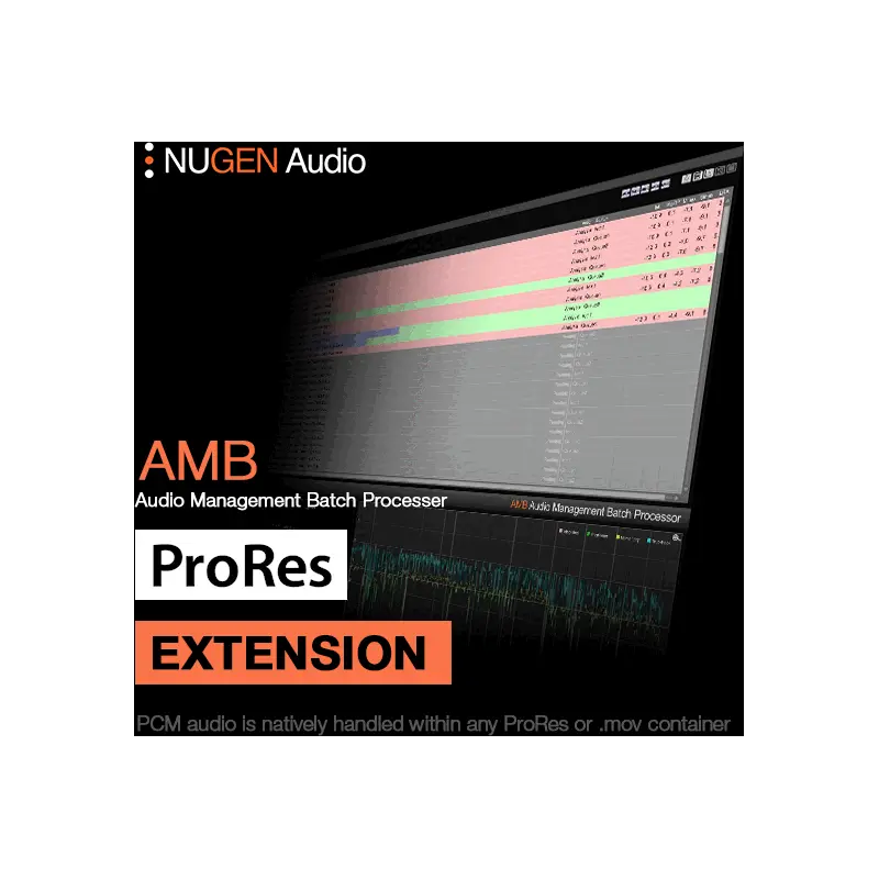 NUGEN Audio AMB ProRes Module ProRes 擴充模組 (下載版) - 主圖