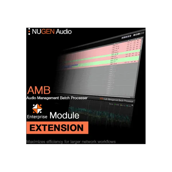 NUGEN Audio AMB Enterprise 企業自動化擴充模組 (下載版) - 產品圖片 1