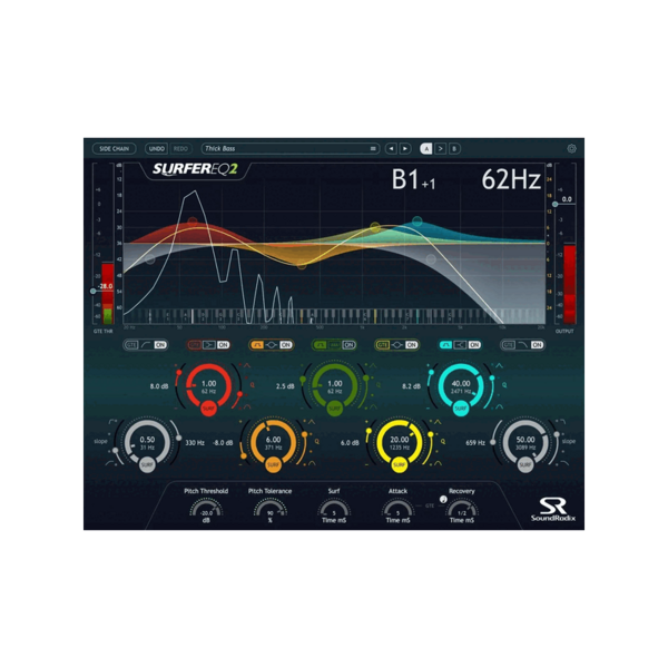 Sound Radix SurferEQ 2 音高追蹤 EQ Plugin (下載版) - 效果器軟體 Plugin