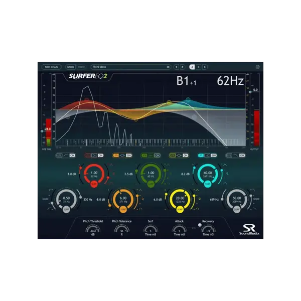Sound Radix SurferEQ 2 音高追蹤 EQ Plugin (下載版) - 產品圖片 1