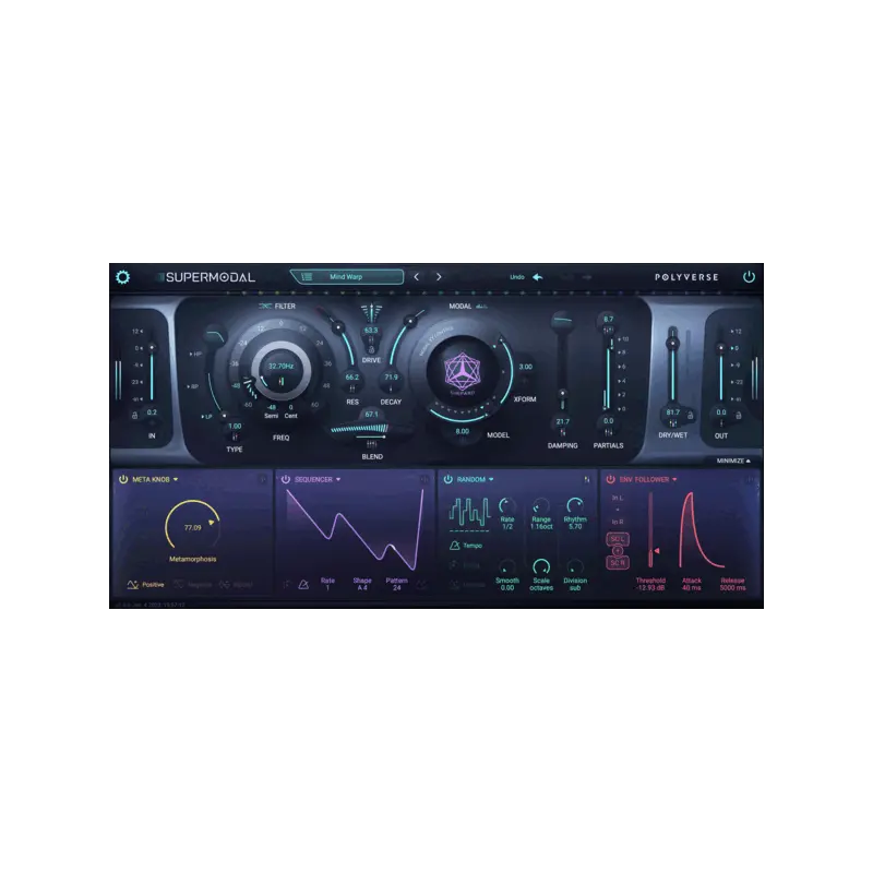 Polyverse Supermodal 模態濾波器 Plugin (下載版) - 主圖