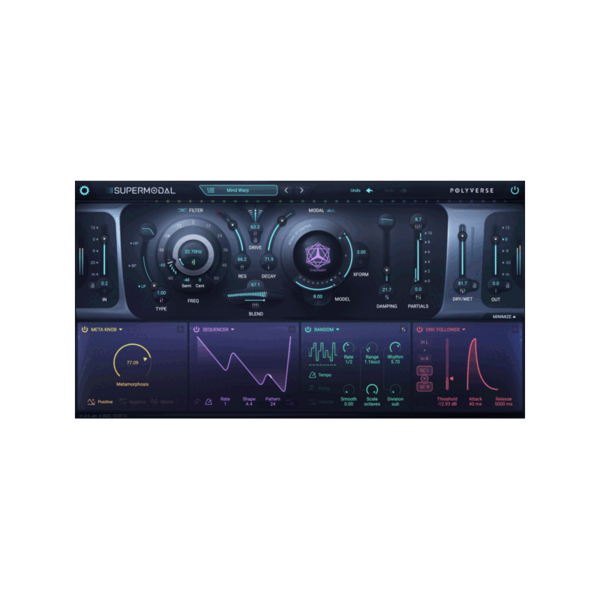 Polyverse Supermodal 模態濾波器 Plugin (下載版) - 效果器軟體 Plugin