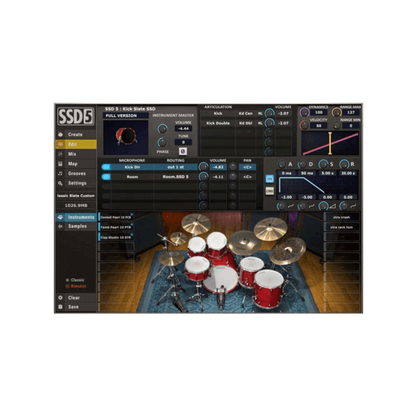 Steven Slate Drums Steven Slate Drums 5 鼓音源 Plugin (下載版) - 音源軟體 Plugin 