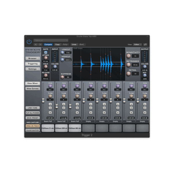 Steven Slate Drums TRIGGER 2 Platinum 鼓替換 Plugin (下載版) - 效果器軟體 Plugin