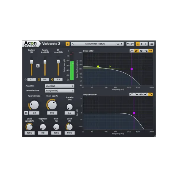 Acon Digital Verberate 2 演算法殘響 Plugin (下載版) - 產品圖片 1
