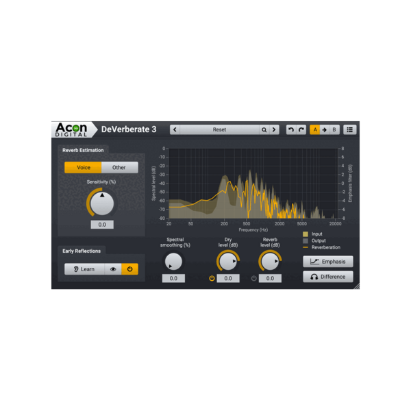 Acon Digital DeVerberate 3 AI 去殘響 Plugin (下載版) - 音訊校正軟體