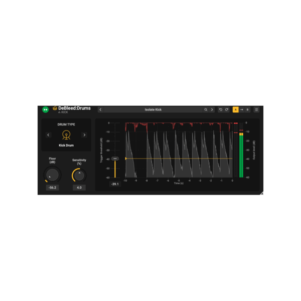 Acon Digital DeBleed:Drums AI 鼓串音去除 Plugin (下載版) - 音訊校正軟體