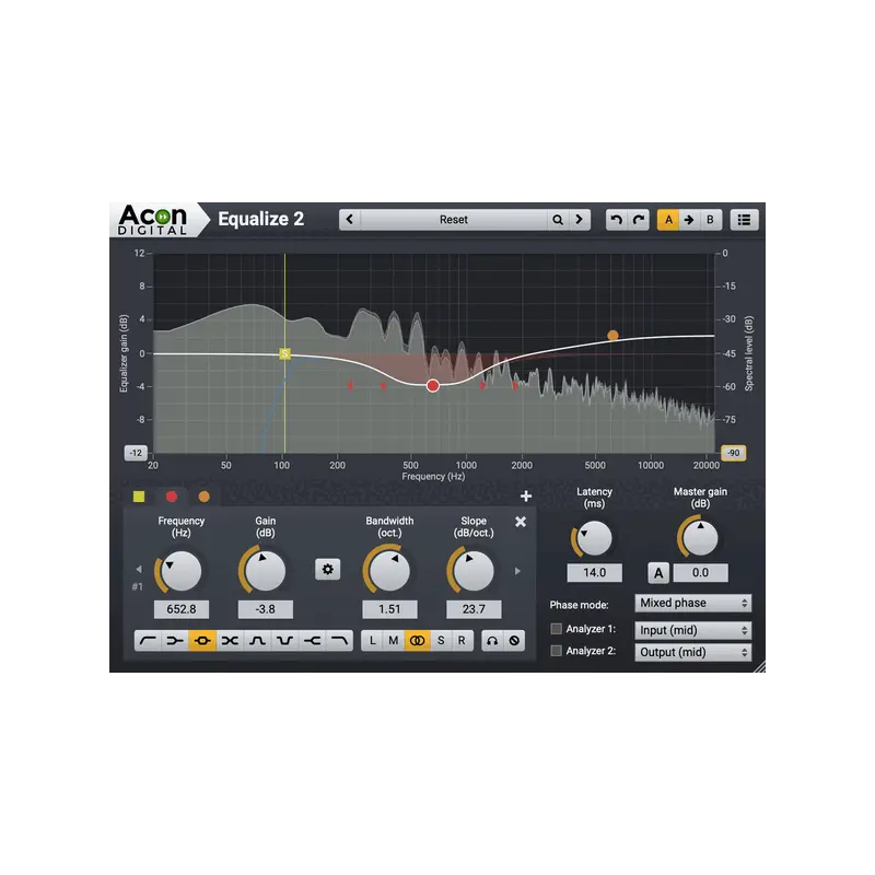 Acon Digital Equalize 2 參數 EQ Plugin (下載版) - 主圖