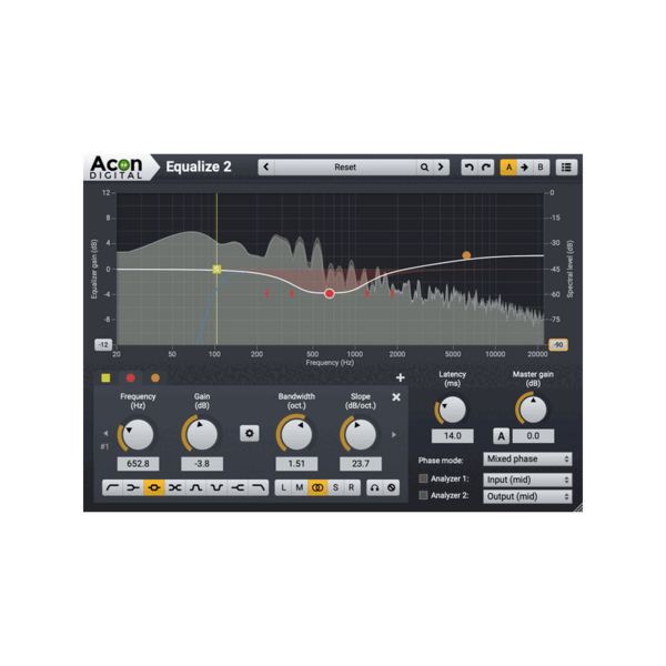 Acon Digital Equalize 2 參數 EQ Plugin (下載版) - 效果器軟體 Plugin