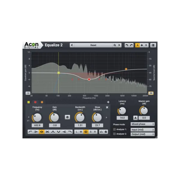Acon Digital Equalize 2 參數 EQ Plugin (下載版) - 產品圖片 1