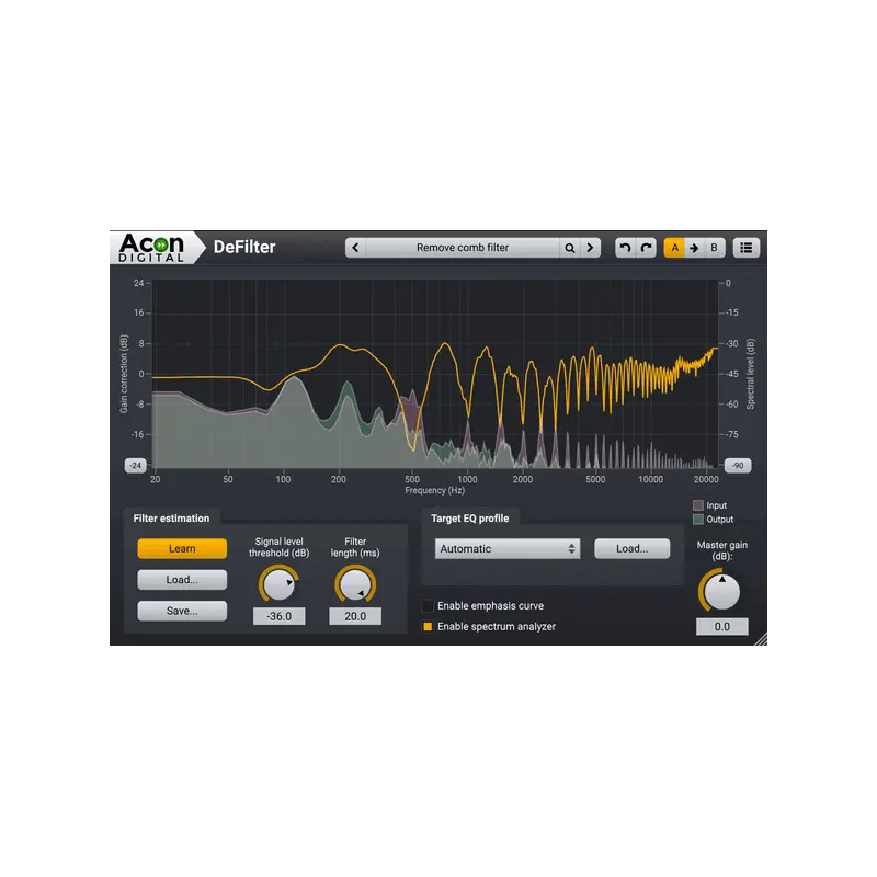 Acon Digital DeFilter 音色修正 Plugin (下載版) - 主圖