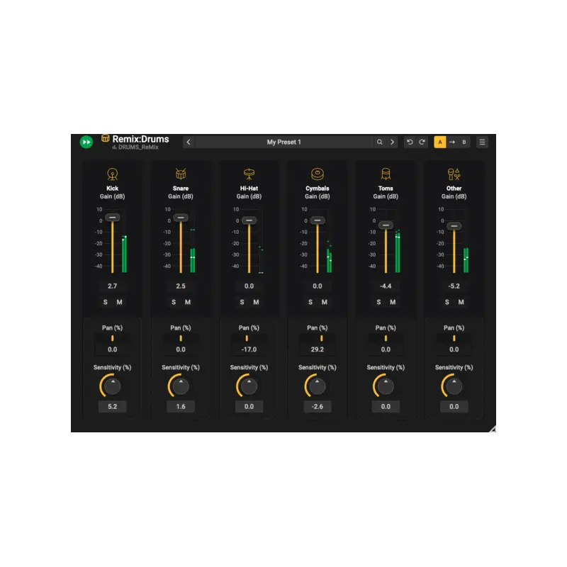 Acon Digital Remix:Drums AI 鼓分軌 Plugin (下載版) - 主圖